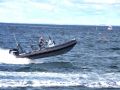 På et speedbådskursus i københavn lærer man at sejle denne båd